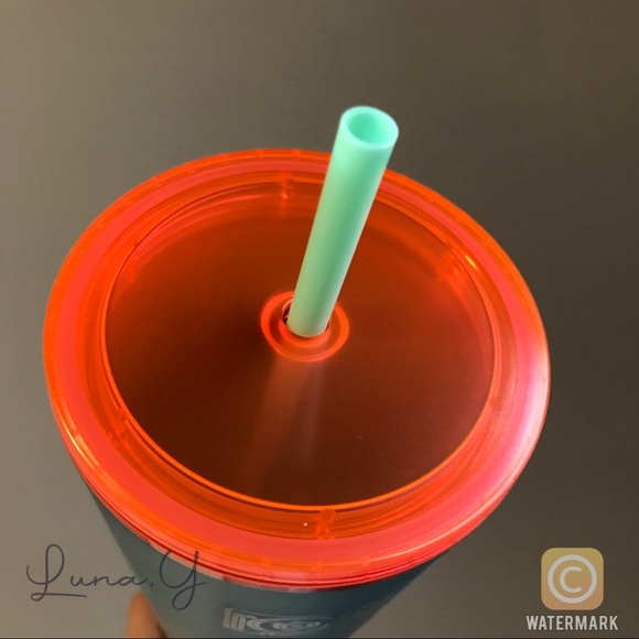 Starbucks Back to School Holographic Icon Toss Blue Soft Touch Venti Tumbler Cup - Picture 7 of 11